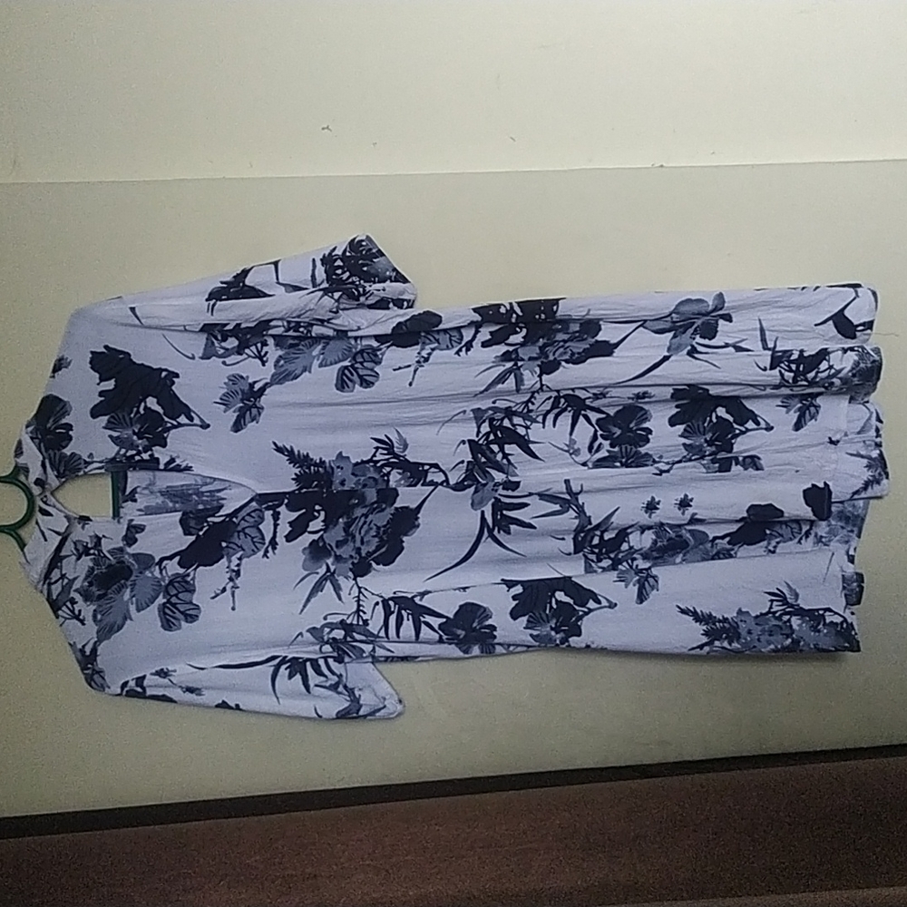 White printed dress / tunic - Picture 2 of 10